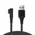 Ambrane 3A USB Type C 30W Fast Charging Unbreakable Braided Cable