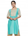 Prakhya Women’s cotton straight Kurta