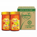 Saffola Honey 100% Pure & Natural, Super Value Pack, 600g, Yellow