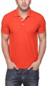 American Crew Men’s Solids Polo (Paprika Red )