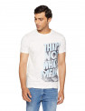 People Men’s Printed Regular Fit T-Shirt