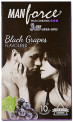 Manforce 3 in 1 Ribbed Contour Condom – 9 Pieces (Pack of 10, Black Grapes)