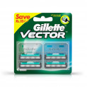 Pantry : Gillette Vector Plus Manual Shaving Razor Blades (Cartridge) – 4s Pack