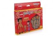 Cello Chhotta Bheem Felt Brush Pen with Flexible Tip – Pack of 12 (Multicolor)