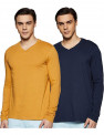 Symbol Men’s Plain Regular Fit Full Sleeve T-Shirt (Combo Pack of 2)