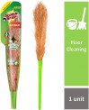 Scotch-Brite No-Dust Fiber Broom (Multi-Purpose, Green)
