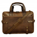 ABYS Genuine Leather Men & Women Designer Travel Bag