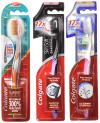 Colgate Slim Soft Advanced Toothbrush with Slim Soft Charcoal Toothbrush and Slim Soft Toothbrush