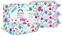 Amazon Brand – Mama Bear Cleansing Baby Wet Wipes – 72 wipes/pack (Pack of 5)