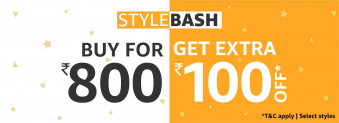Amazon Style Bash || Buy For Rs.800 Get Extra Rs.100 Off
