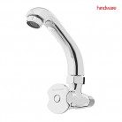 Hindware Lyra F920037CP Brass Sink Cock for Kitchen with Regular Spout (Chrome Finish)
