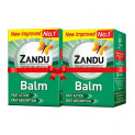 Zandu Balm | Effective relief from Headache, Body Pain, Sprain and Cold | No. 1 Ayurvedic Balm for Quick Pain Relief, 50ml (Pack of 2)