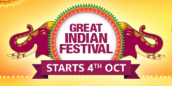 Amazon Great Indian Festival Sale Starts 3rd October [ Sale Live For Prime Members ]