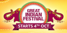 Amazon Great Indian Festival Sale Starts 3rd October [ Sale Live For Prime Members ]