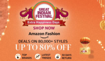 Amazon Fashion 300 Cashback on 1200 Shopping