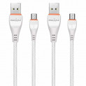 Pinnaclz Original Made in India Combo of 2 Micro USB Fast Charging Cable Pack of 2