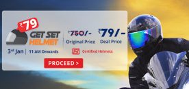Droom Get Set Helmet Sale || Buy Helmet In Just Rs.79