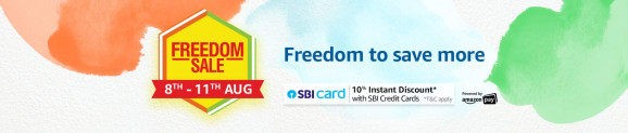 Amazon Freedom Sale ( 8 – 11 Aug ) Prime Early Access On 7 Aug 12 Noon