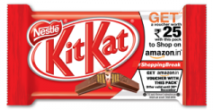Get Amazon GV Worth Rs.20 Or Rs.25 With Kitkat Pack Of Same Amount [ Buy Offline ]