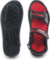 Lotto Men Black/Red Sports Sandal