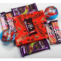 Cadbury Dairy Milk Silk Super Fun, Super Saver Combo [Roast Almond Silk, Gems, Jelly Popping Candy, Nutties]