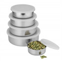 Classic Essentials 5 Pcs Stainless Steel Cereal Bowl 170 ml, 320 ml, 600 ml, 700 ml, 1050 ml