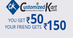 SignUp On CustomizedCart & Get Free Product Worth Rs.150 + Refer & Earn Rs.50 Per Referral [ Invalid ]
