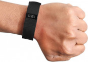 Fitbit Charge HR  (Black Strap, Size : Large)