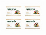 Medimix Oil Bathing Soap, Turmeric and Argan, 125g ( Pk of 4 )
