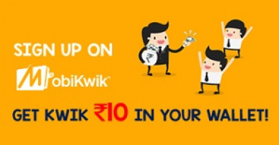 Download Mobikwik App & SignUp New Account To Get Rs.10 Wallet Balance Instantly