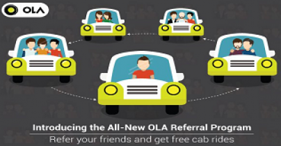 Download OLA App & Get Rs.100 + Refer & Earn Rs.100 Per Referral