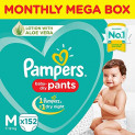 Pampers New Diapers Pants Monthly Box Pack, Medium (152 Count)
