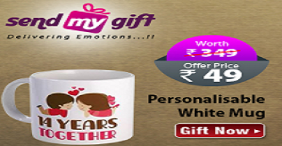 Personalized Photo Mug For Rs.49 Only [ Free Shipping ]