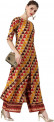 Libas Women Kurta and Palazzo Set Polycotton