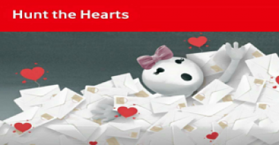 Vodafone Hunt The Hearts & Get Free 3G/4G Data Upto 1.7GB